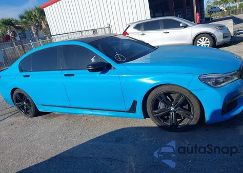 2017 BMW 750 I z USA, uszkodzony, nr VIN WBA7F0C34HGM22159